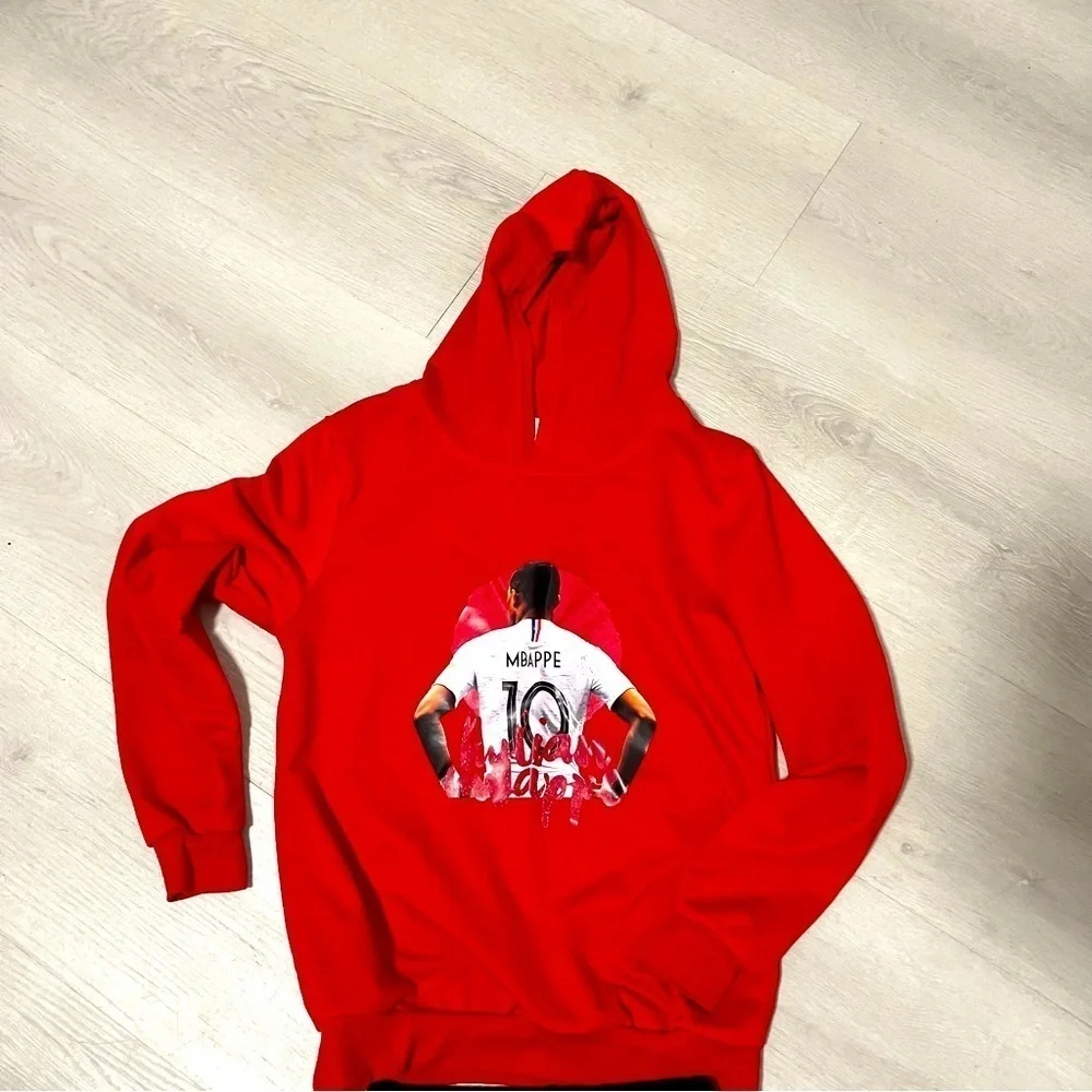 Kids Mbappé Size 140 (9-10) Pullover Hoodie and Sweatpants Set Hooded Outfits